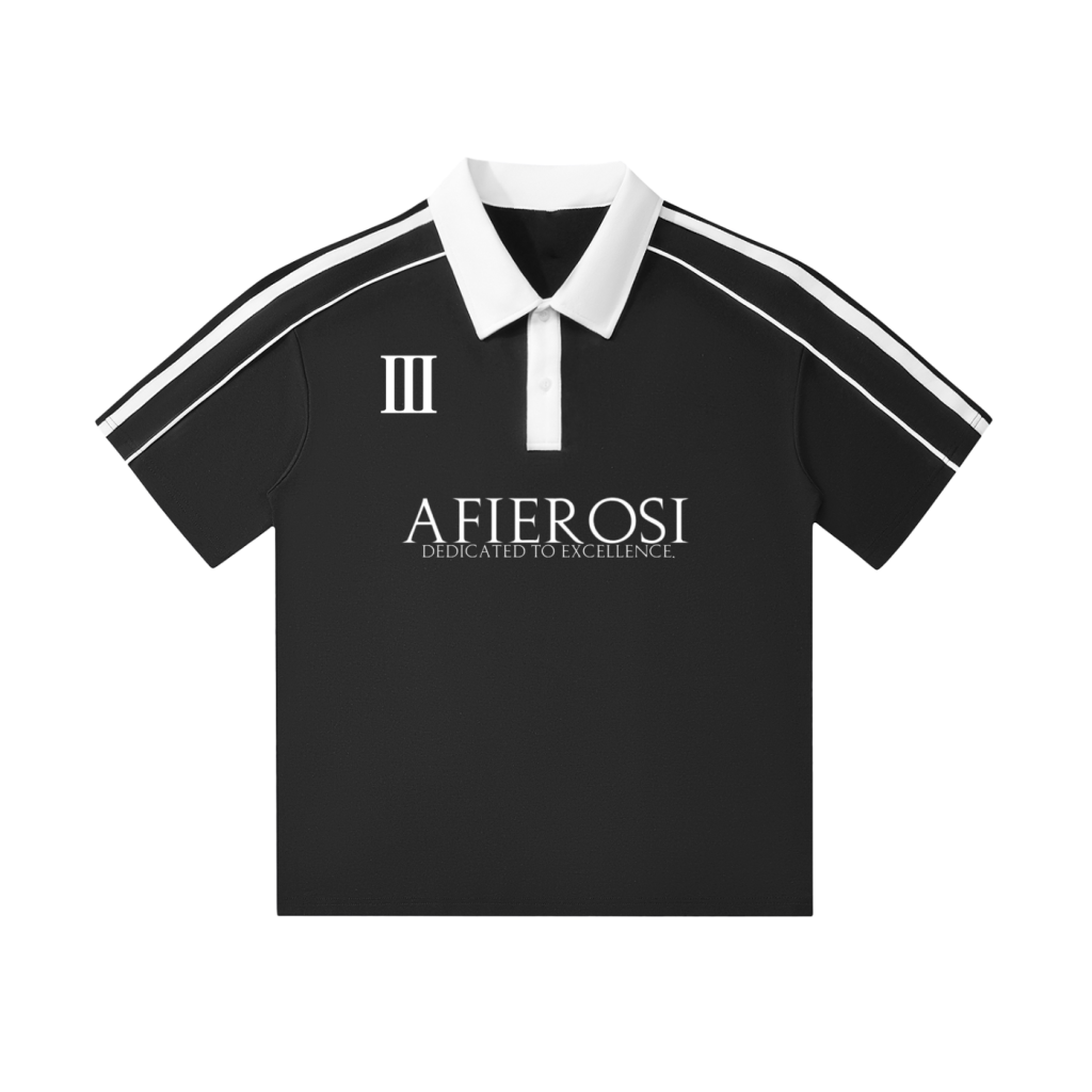 Afierosi Basic Polo Collard Shirt